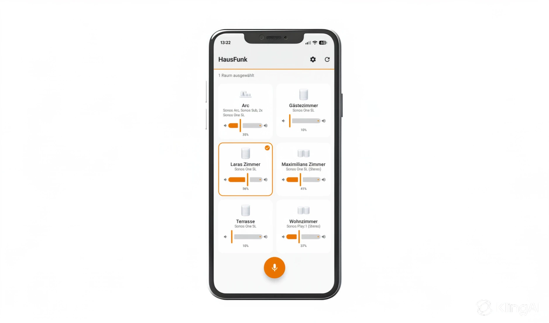 HausFunk App — Sonos Durchsage